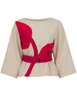 Mary Dickow Halima Top-Light - Red
