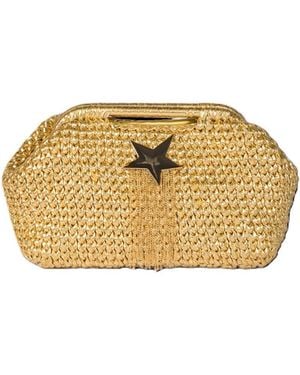 Springmoonatelier Blonde Venüs Handcrafted Metallic Yarn Bag