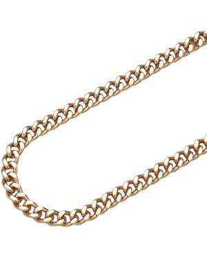 Arella Lena Cuban Link Chain - Metallic
