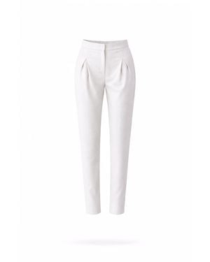 Lumina Eligma Construct Suit Trousers Ensemble - White
