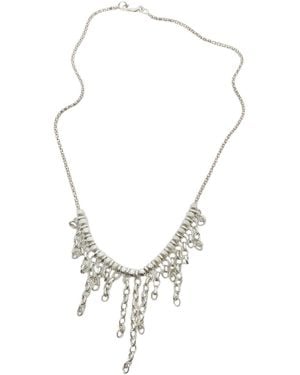 Tg-Jewellery by Tamara Gervasio Rain Drop Necklace – Recycle Sterling Handmade - Metallic