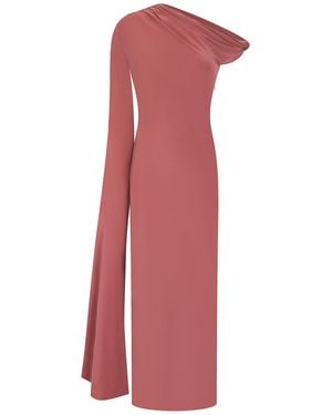 Celestine & Mae Begonia Midaxi Dress - Pink