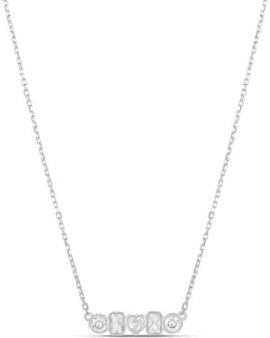 SHYMI Multi Shape Bezel Pendant Necklace - Metallic