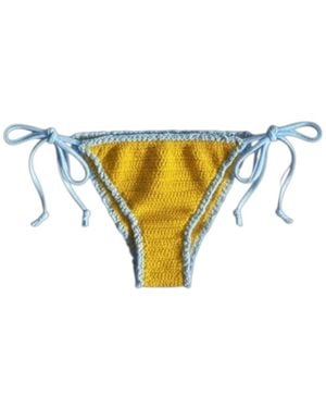 Gunes Swim Buttercup Petal Bikini Bottom - Yellow