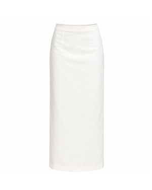 Elamins Maxi Pencil Skirt - White