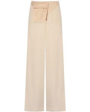 Mirimalist Neutrals Ixir Maxi Pants - Natural