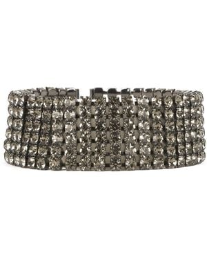 Addicted Asteria Bracelet With Strands Of Rhinestones - Black
