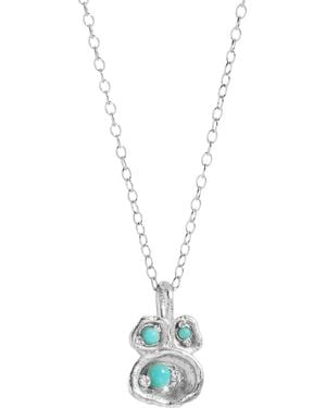 Claire Hill Designs Lichen Pendant Necklace - Metallic