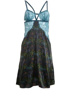 Natalia Petruch Stella Silk Dress - Blue