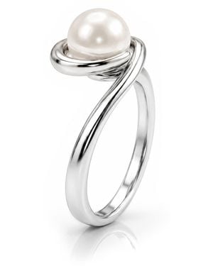 Unaloe Pearl Elegance Ring – Sterling Jewellery - White