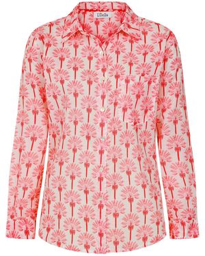 Luella Fashion Neutrals Biarritz Cotton Shirt Printed Pattern - Pink
