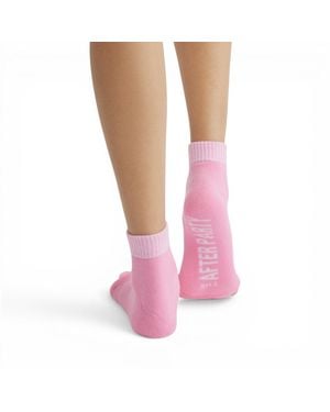 HIGH HEEL JUNGLE by KATHRYN EISMAN The After Party Foot Relief Socks - Pink