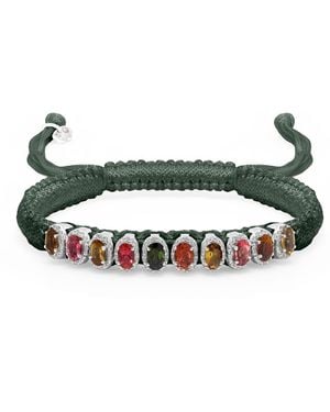 Caravan of Stones Deep Petrol Mini Lisse Bracelet - Green