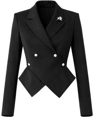 Lumina Eligma Sovereign Crop Jacket - Black