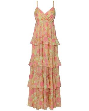 Anse Victorin Carla Silk Dress - Brown