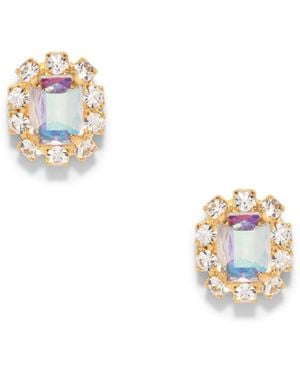 The Pink Reef Petite Stud - Metallic