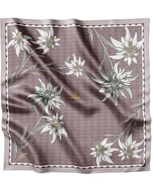 Lamberty Munich Edelweiss Alpenglow Midi Silk Scarf - Multicolor