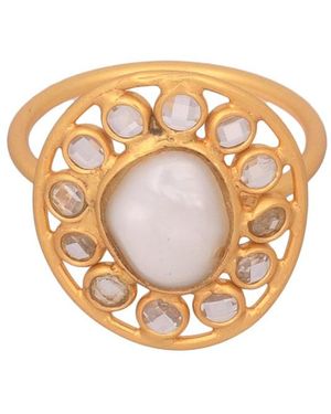 Opium Jewels Jali Ring - Metallic
