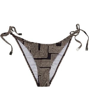 lords of harlech Samara Inter Twine Bikini Bottom - Black