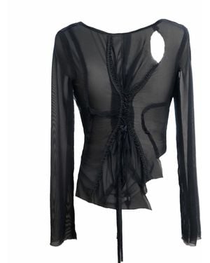 Solai Lacewing Top - Black