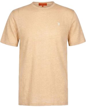 Maison Tangerine Neutrals Linen T-Shirt Dune For - Natural