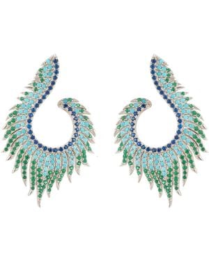 LÁTELITA London Flame Clip On Earrings Cold Ice - Blue