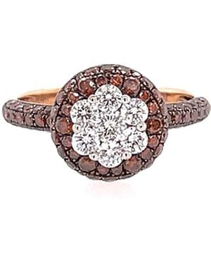 Artisan Coloured Diamond Cocktail Ring - Multicolour
