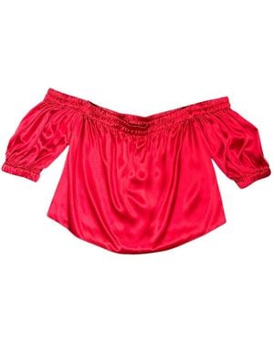 Lindsay Nicholas New York Off The Shoulder Top - Red