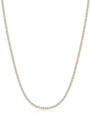 Nialaya Mini Tennis Necklace - Metallic