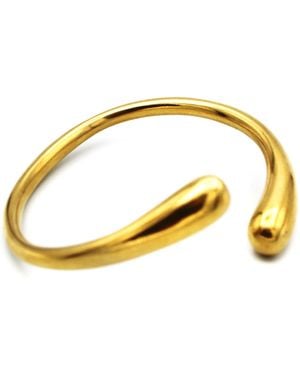 Lala Salama Twisted Bangle - Metallic