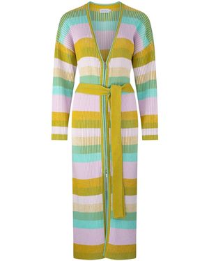 Dref Eclair Maxi Knit Cardi - Yellow