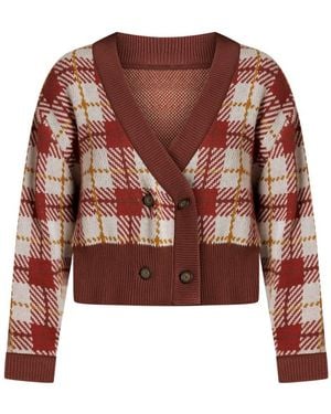 Known Supply Harlow Cardigan - Red