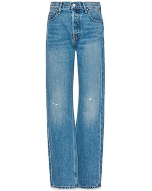NOEND Slouch Relaxed Straight Jeans - Blue