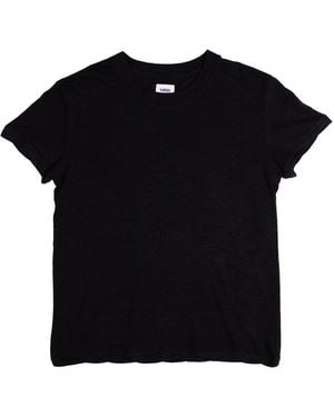 Vænn Slub Crew Neck Tee - Black