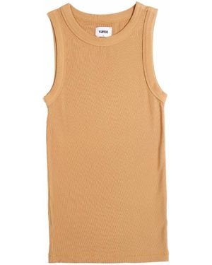 Vænn Rib Muscle Tank Iced Coffee - Natural
