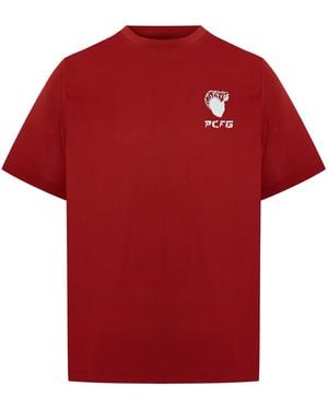 Pcfg Running Tee With Mesh - Red