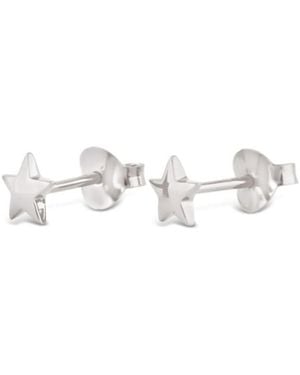 Dinny Hall Bijou Star Mini Studs - White