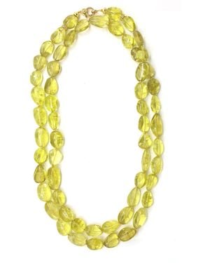 Shar Oke Lemon Quartz Necklace - Yellow