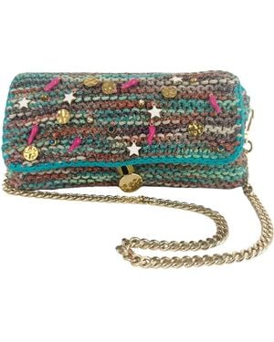 Hilo De Mar Small Hand-Knitted Handbag - Green