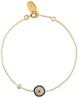 LÁTELITA London Evil Eye Bracelet - Metallic