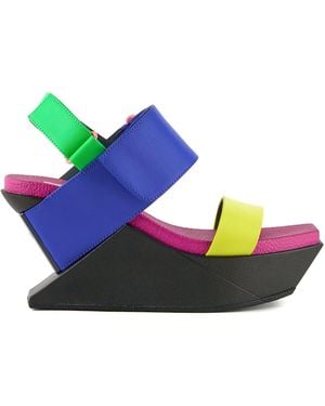 United Nude Delta Wedge Sandal - Green
