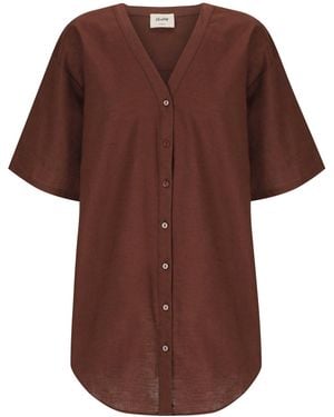 Floating Swim Sassari Beach Tunic - Brown