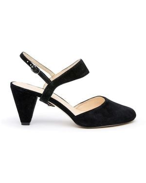Alterre Suede Elsie Mule - Black