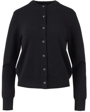 Elune Mode Classic Crew Cardigan _ - Blue