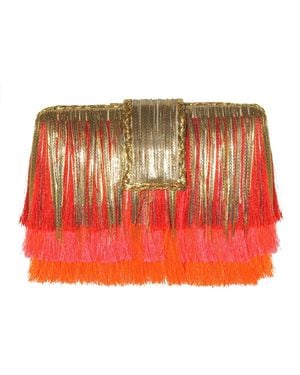 Simitri Mimosa Ombre Clutch - Multicolour