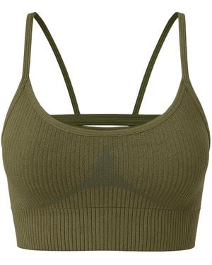 Hrmn8 Venus Ribbed Bra - Green