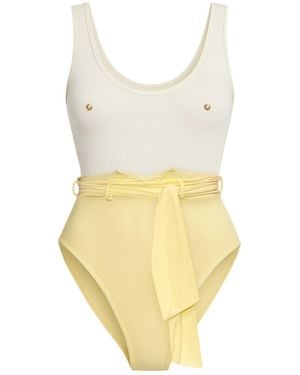 Animal Mamelon One Piece - Yellow