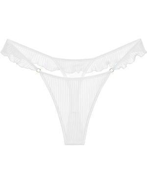 Perilla Lingerie Flavia Thong Off - White