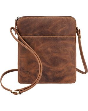 Lloyd Baker Vellore Leather Crossbody Bag - Brown