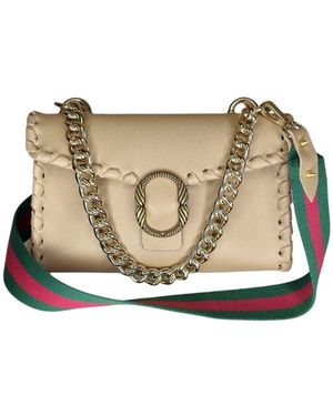 Ruj Heritage Neutrals Mini Shoulder Bag Caffellatte - Natural